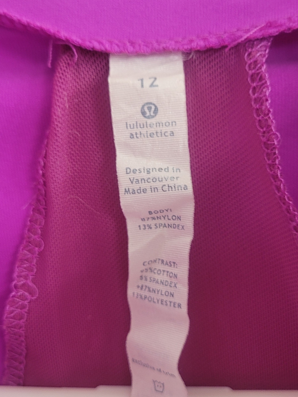 Lulu Lemon Vintage Women’s Bright Purple Zip-Up Active/define Jacket - Picture 2 of 14